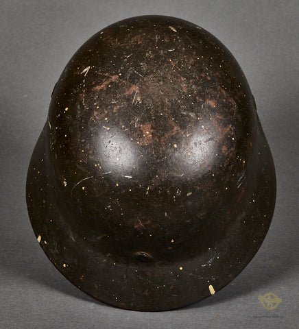 WWII German Model 1940 Police Double Decal Combat Helmet — image 8