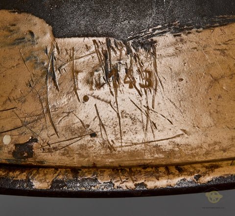 WWII German Model 1940 DAK Tropical Helmet with Veteran Provenance — image 11