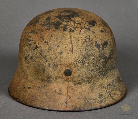 WWII German Model 1940 DAK Tropical Helmet — image 5