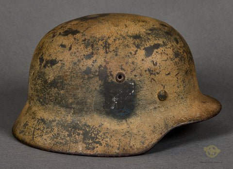 WWII German Model 1940 DAK Tropical Helmet — image 6