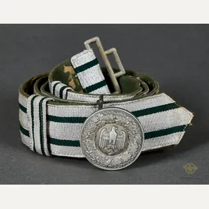 Army Officer Brocade Belt and Buckle