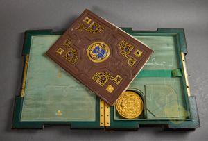 INCREDIBLE Presentation Document and Box from Franz Joseph I, Emperor …