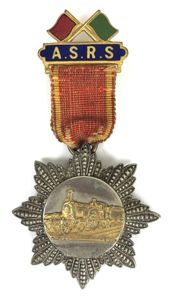 Amalgamated Society of Railway Servants Medal trade union badge 1872 …