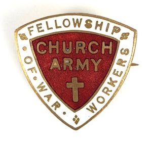 WW2 Church Army Fellowship of War Workers officially numbered home …