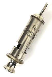 WW2 Air Raid Precautions ARP Whistle by J.Hudson