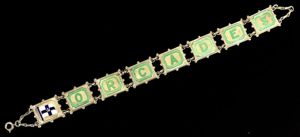 RMS Orcades Orient Shipping Line 1952 hallmarked silver and enamel …