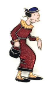 Popeye the Sailor Mans fictional girlfriend character Olive Oyl figurel …