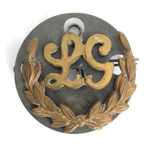 British Army Lewis Gunner LG script in wreath proficiency trade …