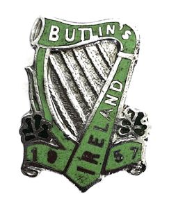 Butlins 1957 Mosney Ireland holiday camp irish harp badge