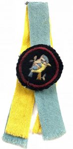 Girl Guides blue tit bird patrol emblem felt badge and …