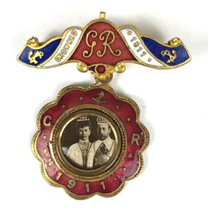 King George V and Queen Mary 1911 Coronation souvenir gilt …