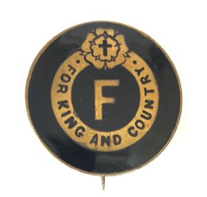 British Fascists 3rd pattern For King and Country badge c1923 …