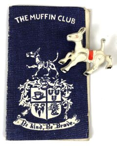 Muffin the Mule childrens television puppet character membership card & …