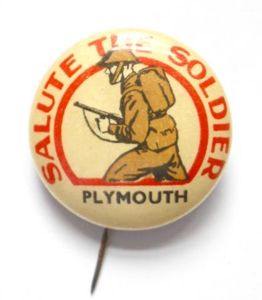 Salute The Soldier Plymouth wartime fundraising badge