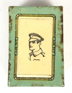 Sold In Aid of St. Dunstan's Hostel luminous celluloid matchbox …