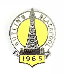 Butlins 1965 Blackpool holiday camp tower badge