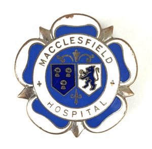 Macclesfield Hospital Cheshire nurses badge J.MOTTRAM JUNE 1965 (RMN) see …