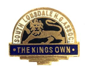 The Kings Own Regiment South Lonsdale Home Guard Association Lapel …
