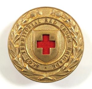 WW1 Scottish Territorial Red Cross Brigade Badge