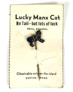 Isle of Man Lucky Manx Cat Stick Pin Badge Obtainable …