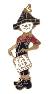 THE TIN CAN FUSILIERS song sheet music promotional badge