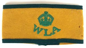 Womens Land Army WLA Six Year Service Armband