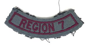 Womens Voluntary Service WVS Civil Defence Region 7 Sleeve Badge …