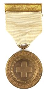 British Red Cross Society 1914 -1918 war service medal
