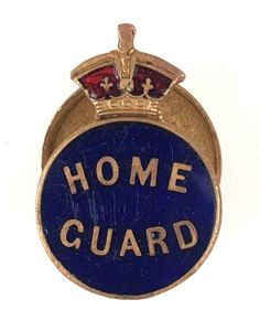 WW2 Home Guard Invasion Defence lapel badge