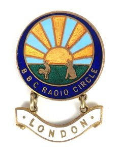 BBC Radio Circle London Area childrens hour club badge