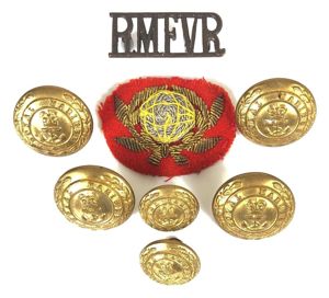 Royal Marines officer's post 1953 bullion collar and buttons
