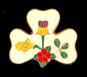 Girl Guides International Friendship trefoil badge