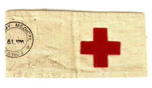 Army Medical Service 1916 WORCESTER 404 VOLUNTARY AID Armband