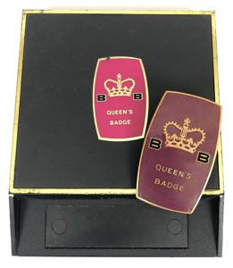 Boys Brigade The Queens Badge 1968 to 1984 enamel award …