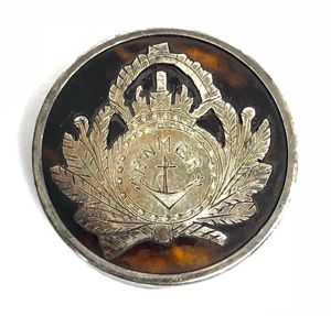 WWI Royal Naval Motor Boat Reserve RNMBR silver rim sweetheart …