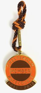 2011 -12 Cheltenham Annual Member Jockey Club Racecourse Badge
