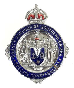 Southend On Sea Special Constabulary Police Cap Badge 1935 to …
