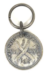 Tail Waggers Club dog collar identification disc membership badge