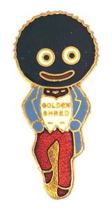 Robertsons Golly standard white waistcoat advertising badge J.R.GAUNT LONDON