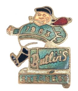 Butlins 1953 Skegness holiday camp jolly fisherman with a suitcase …