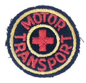 WW2 British Red Cross Motor Transport VAD officers cloth sleeve …