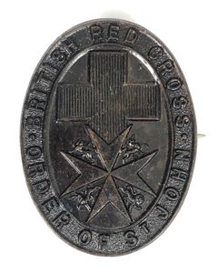 WW1 British Red Cross & Order of St John bronze …