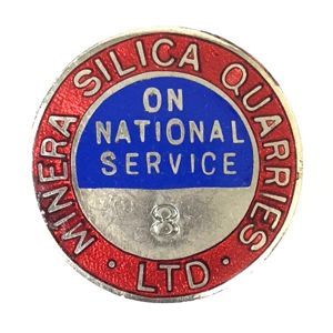 'Minera Silica Quarries Ltd' North Wales On National Service numbered …