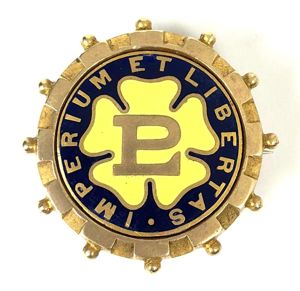 Primrose League 1897 Queen Victoria Diamond Jubilee reversible ladies badge