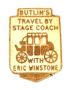 Butlins travel by stage coach with Eric Winstone special promotional …