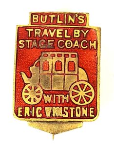 Butlins travel by stage coach with Eric Winstone special promotional …