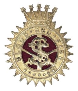 Salvation Army Bood and Fire Officers cap badge Made in …
