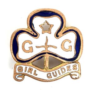 Girl Guides Cadet Rangers Trefoil enrolment promise badge