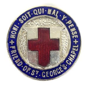 Friends of St George's Chapel supporters badge Windsor Berkshire
