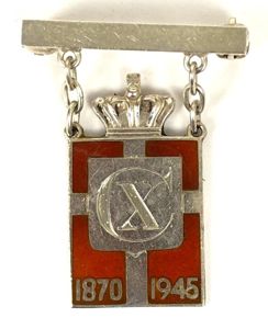 King Christian X of Denmark 1870 1945 patriotic badge by …